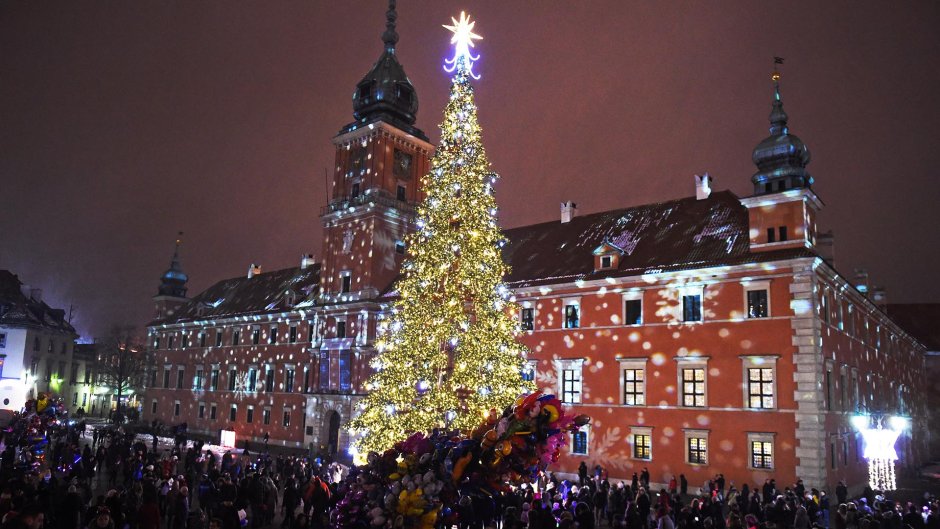 Рождественская елка в Варшаве