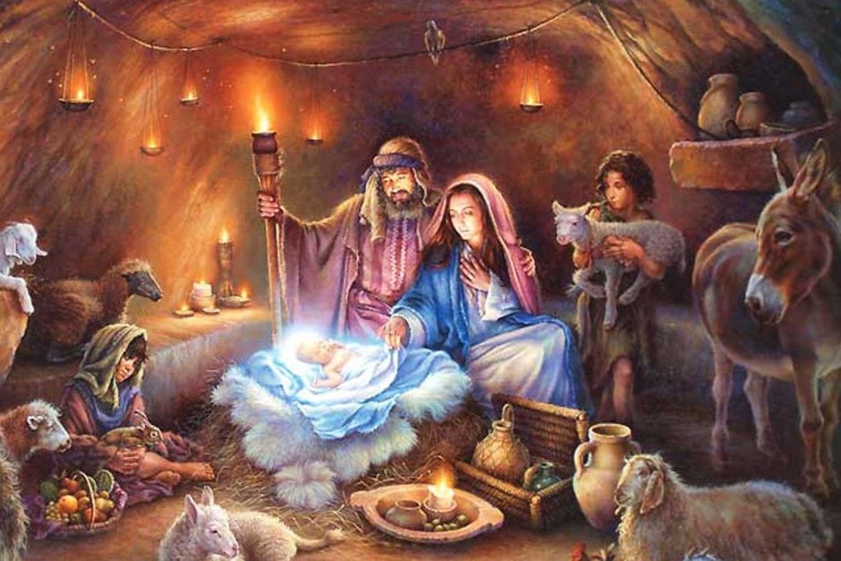 Рождество Христово иллюстрации