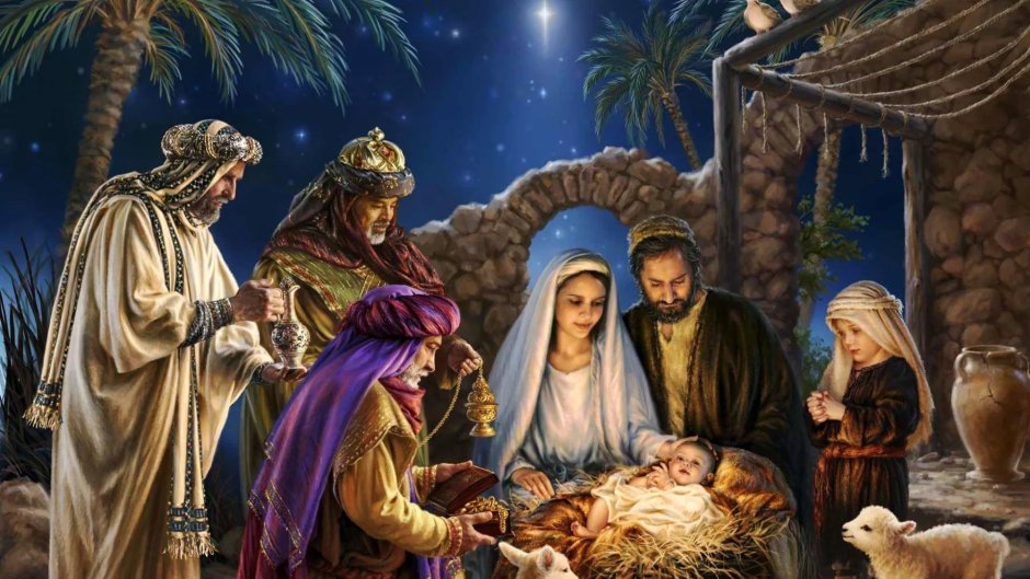 .Художница Дона Гельсингер Рождество Иисуса Христа