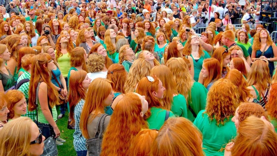 Фестиваль рыжих в Ирландии 2021