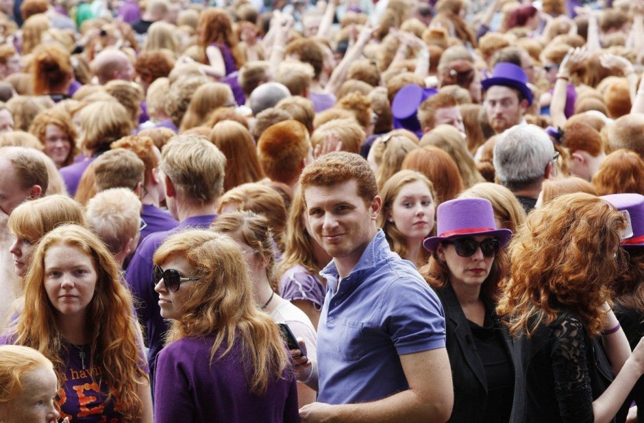 Фестиваль рыжих в Нидерландах