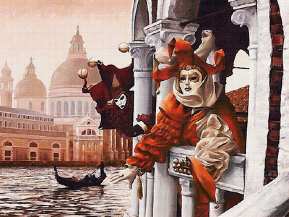 Венецианский карнавал картины
