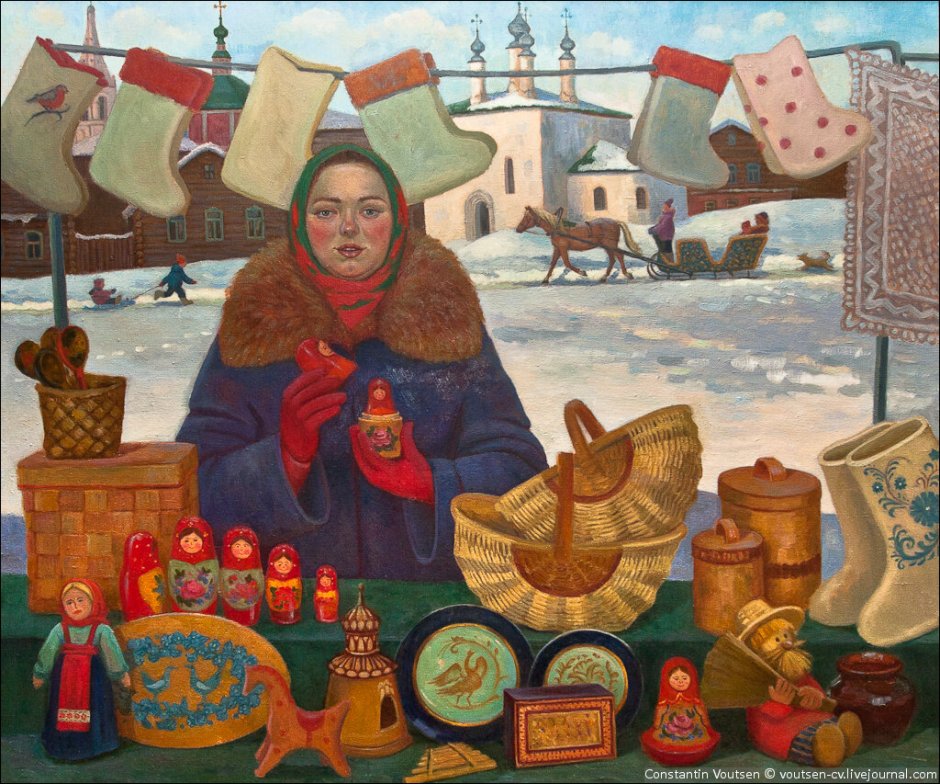 Ярмарка картины русских художников