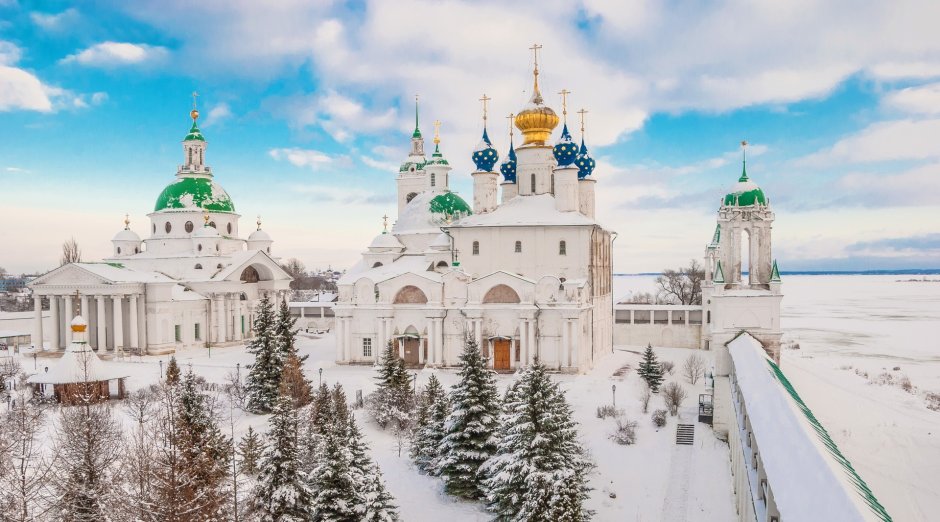 Ростов Великий зимой золотое кольцо России
