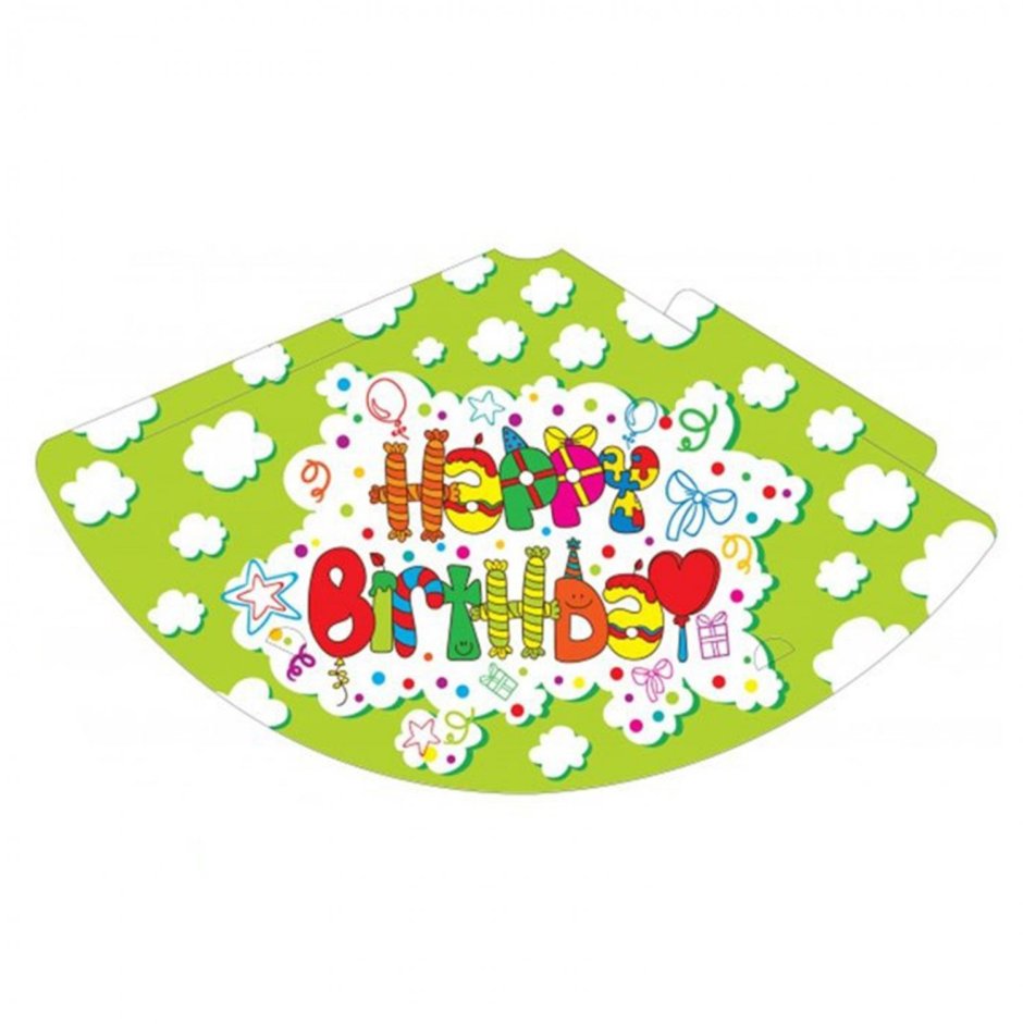 Колпак бумажный «с днём рождения», воздушные шарики 2900027725857