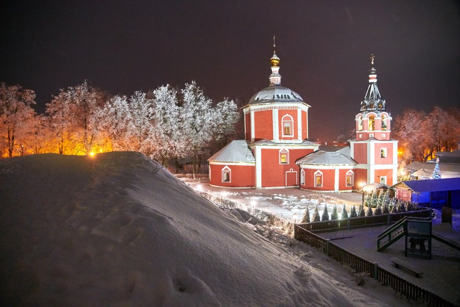 Владимир Суздаль Церковь зима
