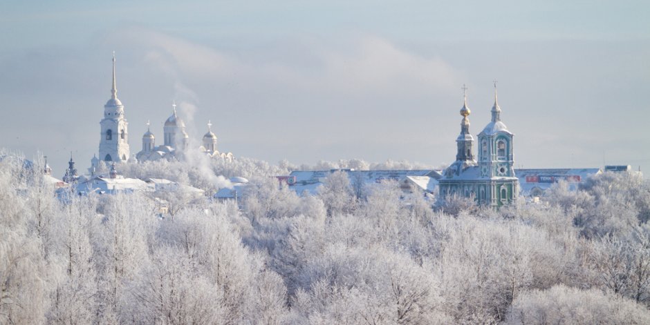 Город Владимир зимой