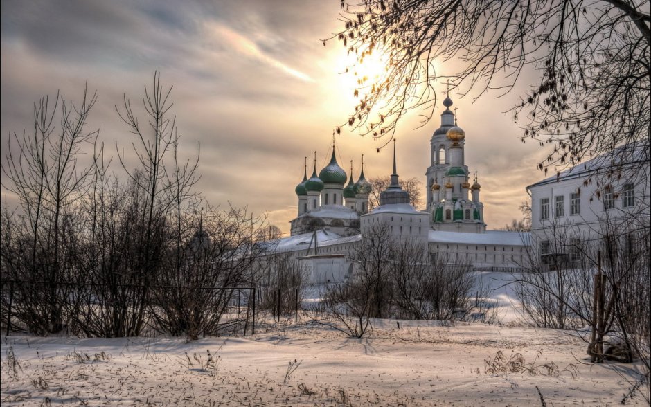 Толгский монастырь Ярославль зима
