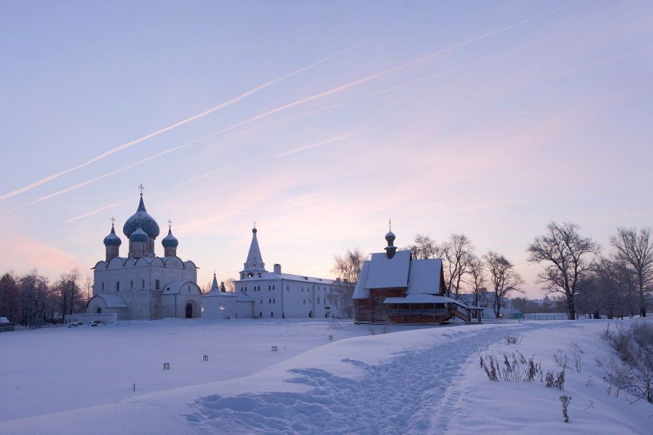 Суздальский Кремль зимой Суздаль