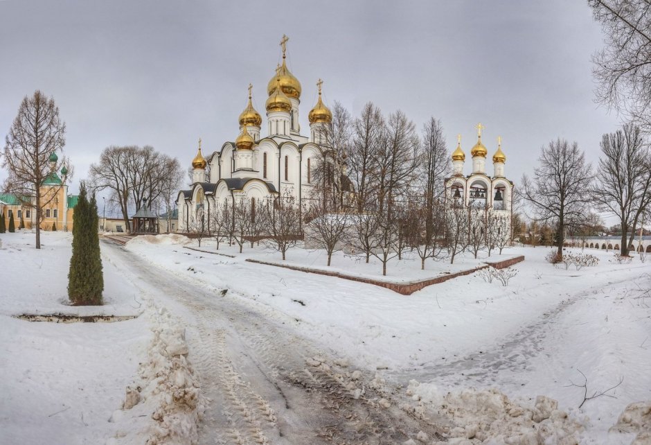 Никольский монастырь Переславль-Залесский зима