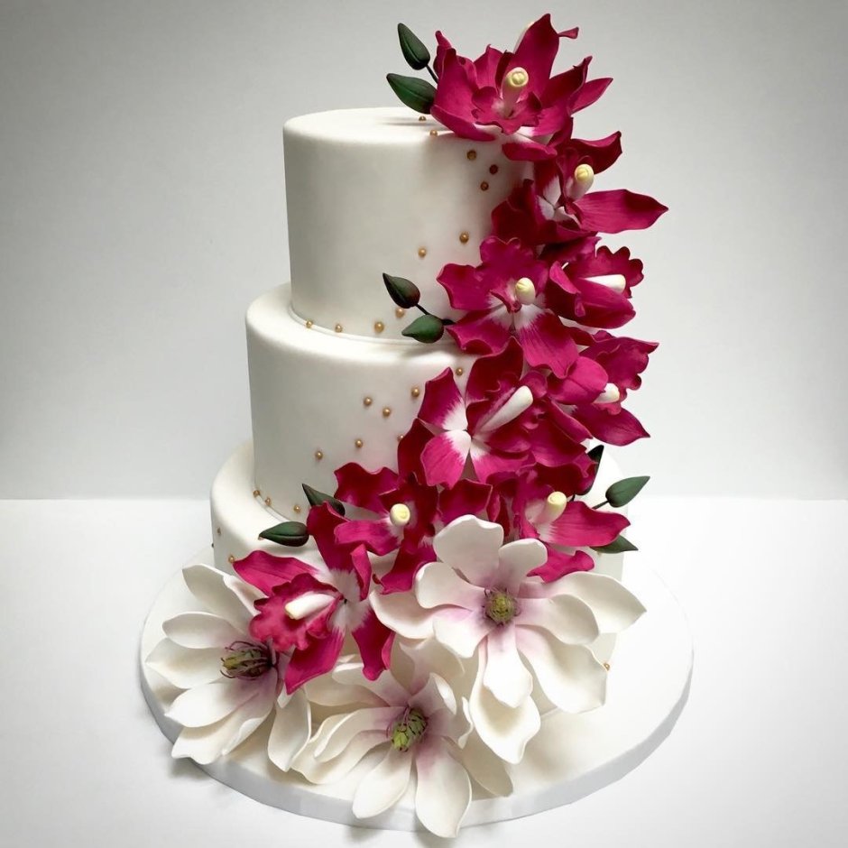 Торт с цветочным разрезом