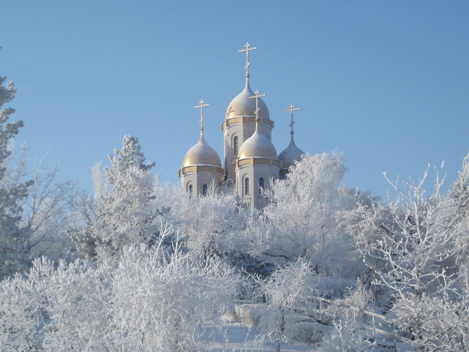 Сясьстрой зима Церковь