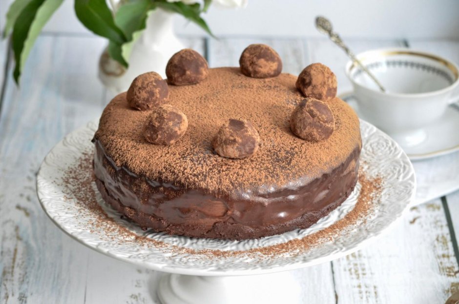 Шоколадная Долина торт трюфель