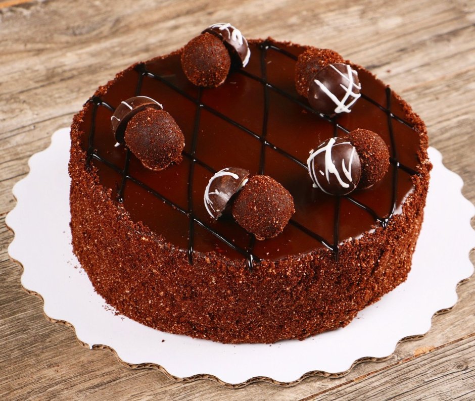Шоколадный пирог с маком