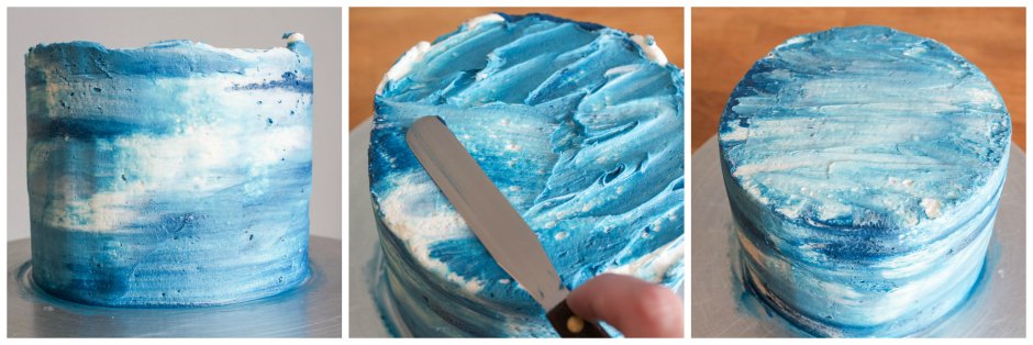 Украсить бока торта