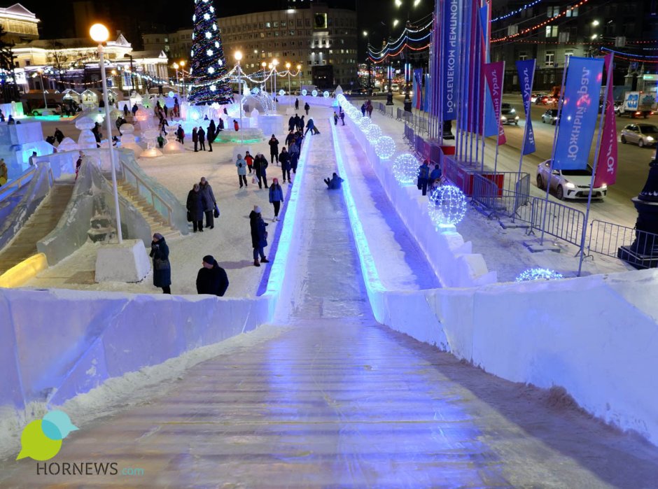 Ледяной городок в Екатеринбурге 2022