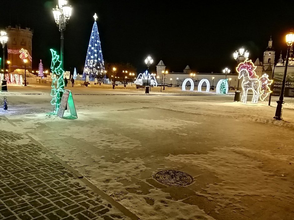 Площадь революции Челябинск Ледовый городок