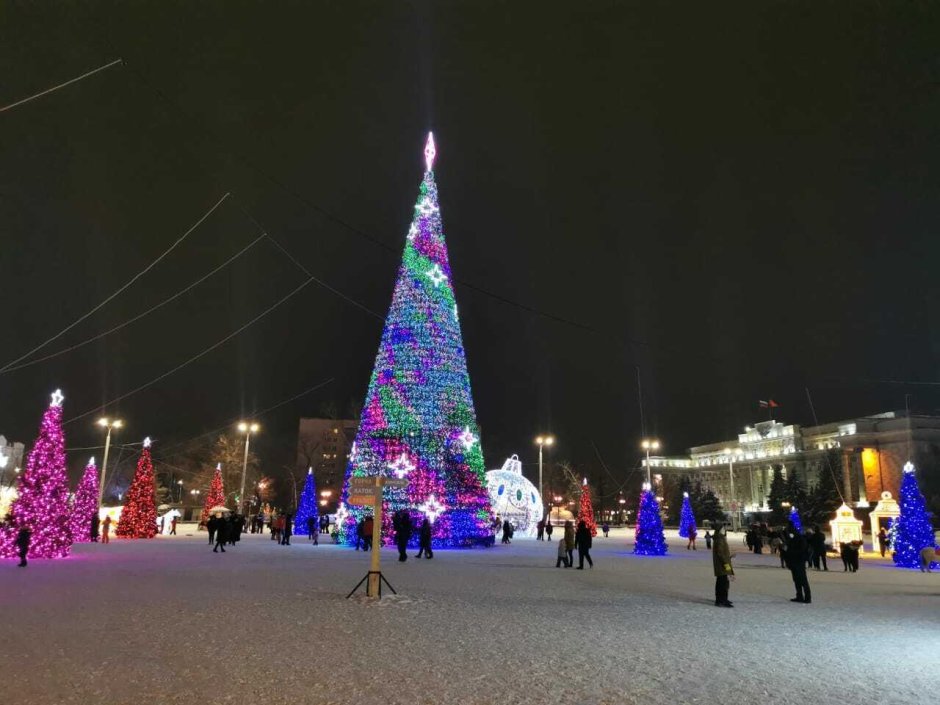 Ледовый городок Челябинск 2020