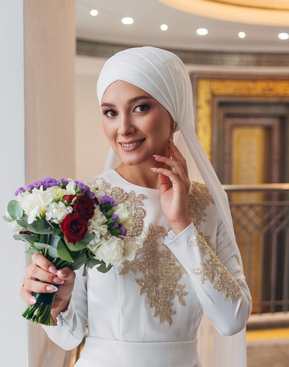 Свадебные платки для мусульманок