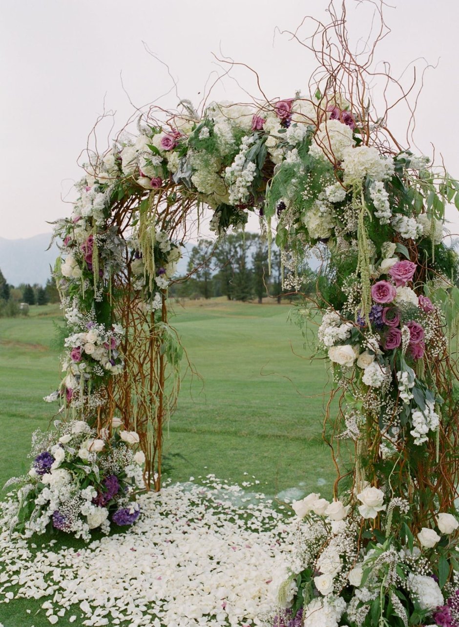 Свадебная арка омела