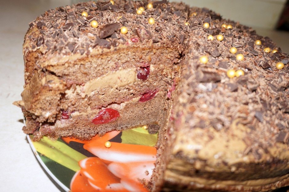 Торт цыганка шоколадное
