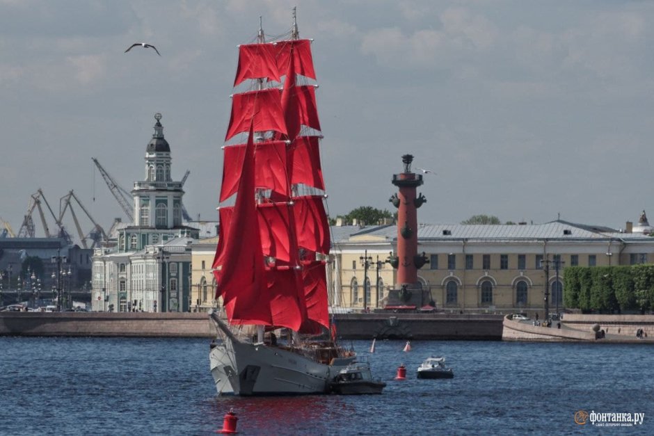 Выпускной Алые паруса 2022 в Санкт-Петербурге