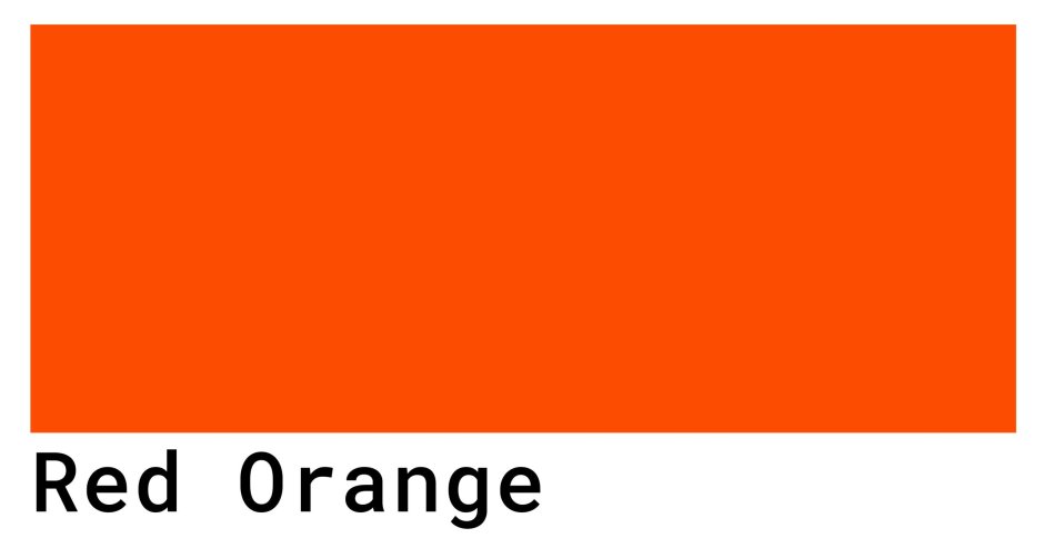 Ярко оранжевый цвет
