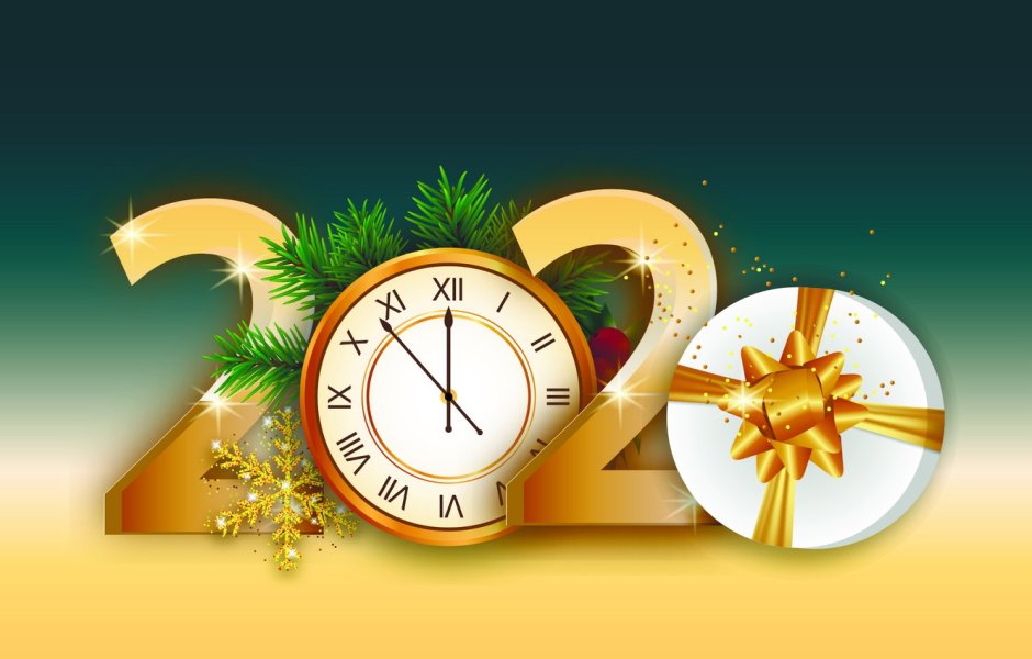 Часы новогодние