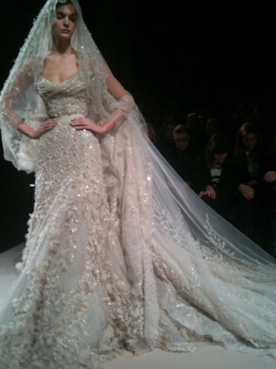 Elie Saab облегающие Свадебные платья