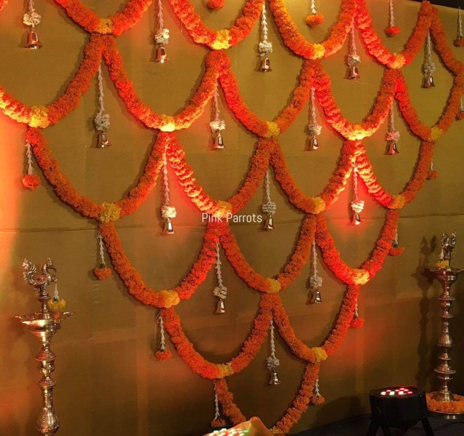 Новогодние украшения в индийском стиле