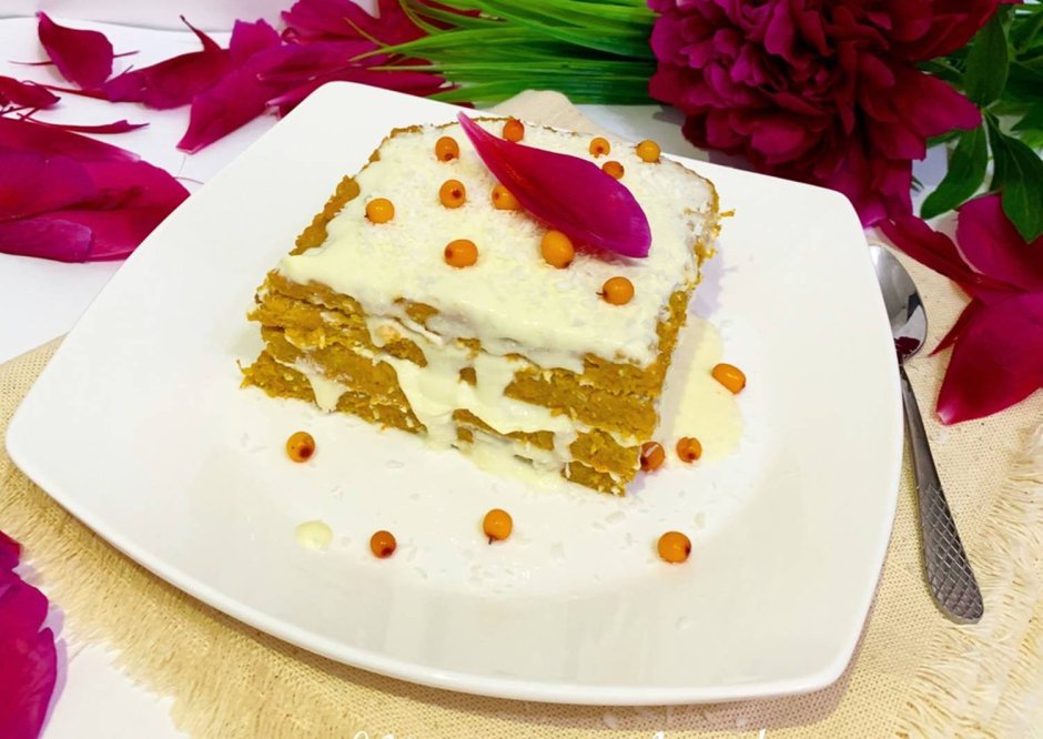Торт Керрот кейк от «Бенье» морковный замороженный, 140 г состав
