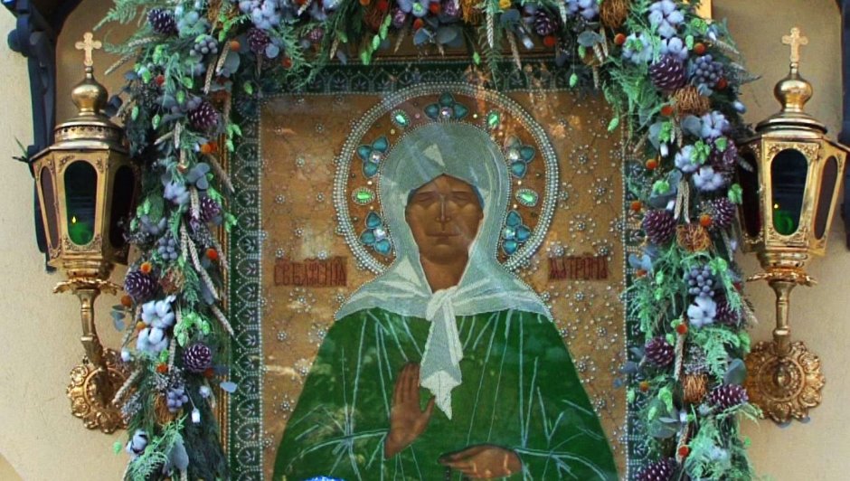 Икона Матроны Московской в Покровском монастыре