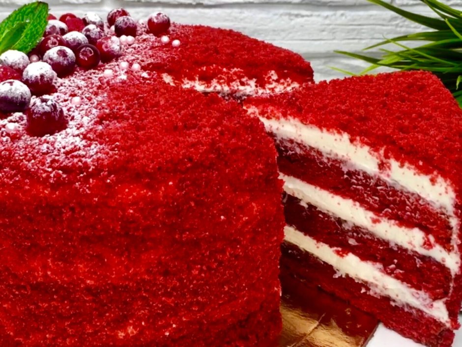 Торт красный бархат Мирель