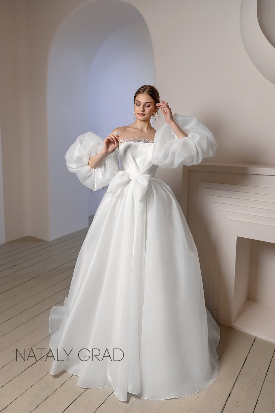 Атласные Свадебные платья 2022
