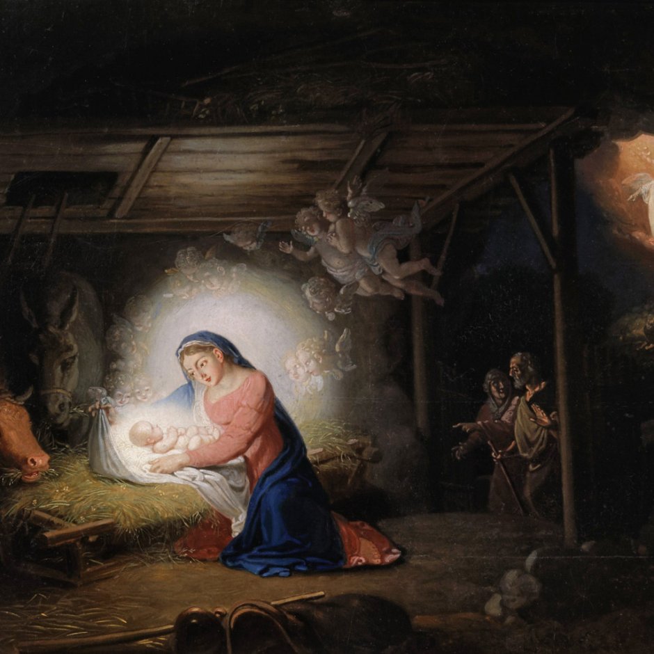Картина Боровиковского Рождество Христово