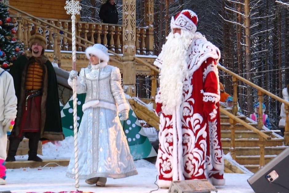 Великий Устюг резиденция Деда Мороза и Снегурочки