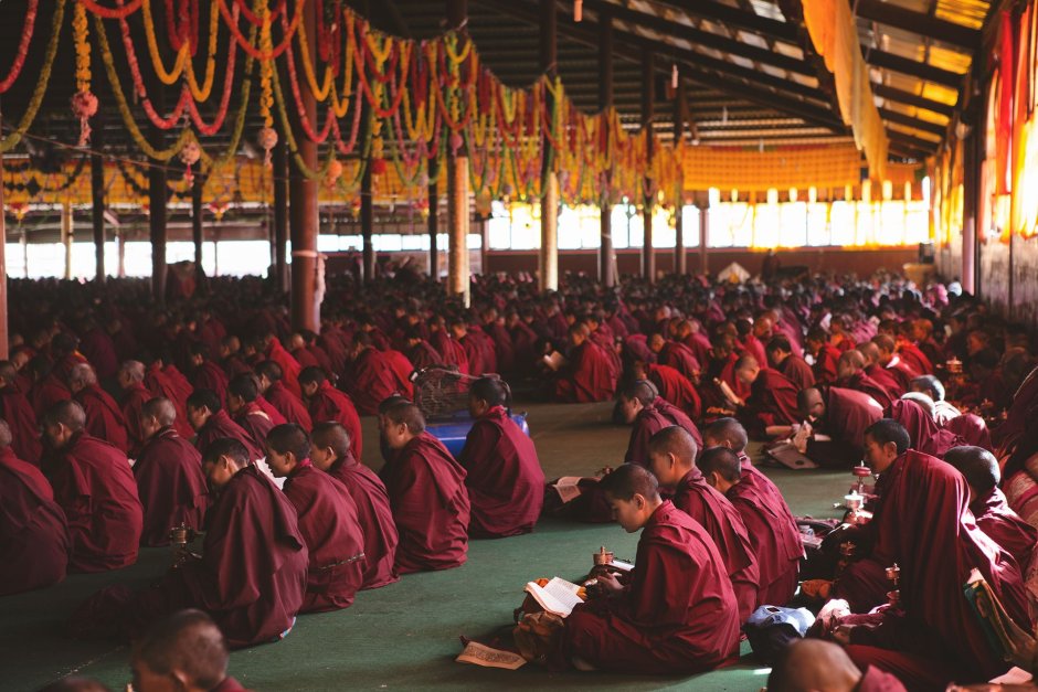 Тибет школа монахов