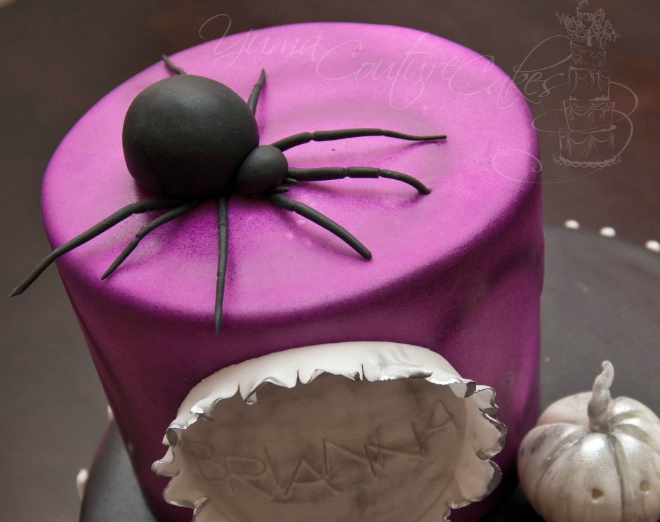 Тортик в виде паука