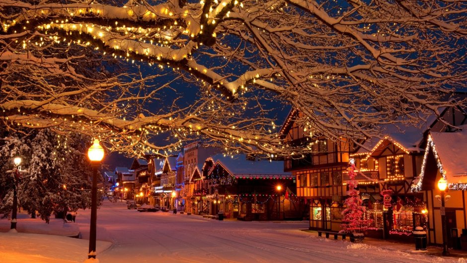 Leavenworth Washington зима