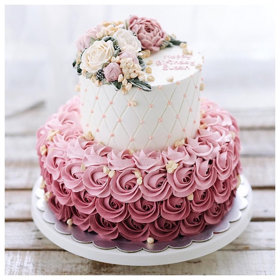 Красивые тортики на день рождения девушке