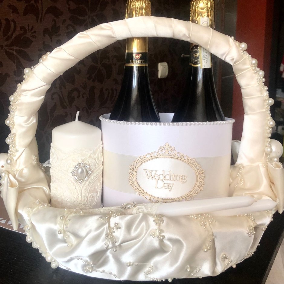 Подарочное шампанское на свадьбу