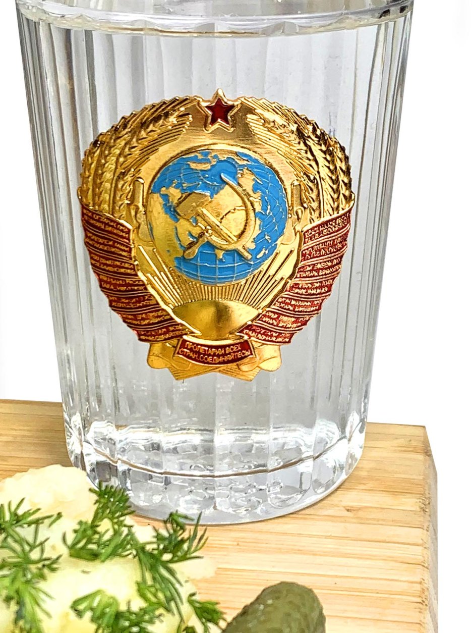 Граненый стакан герб СССР