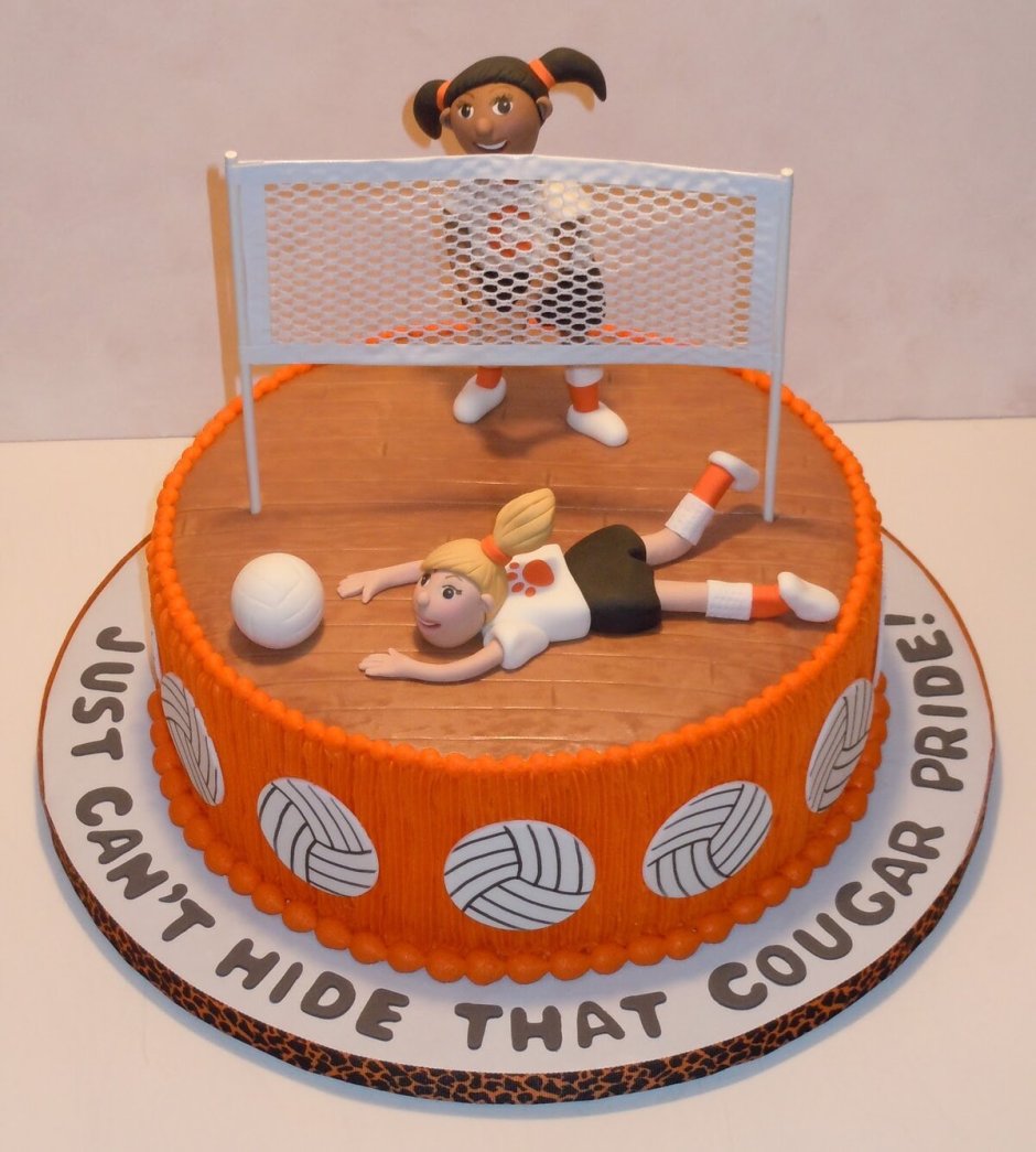 Волейбольный торт