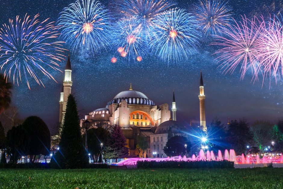 Стамбул новогодний Босфор