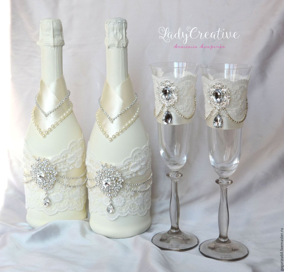 Свадебный набор шампанское