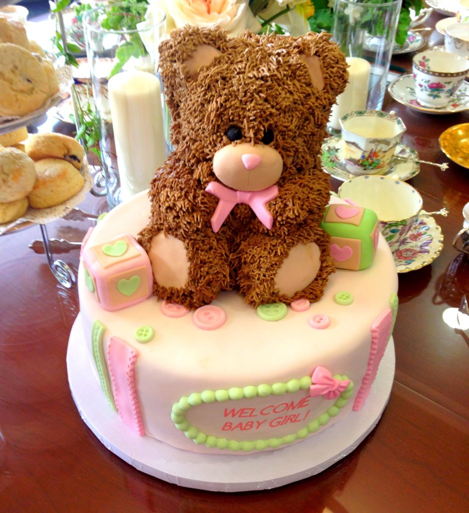 Торт с медведем Валеркой