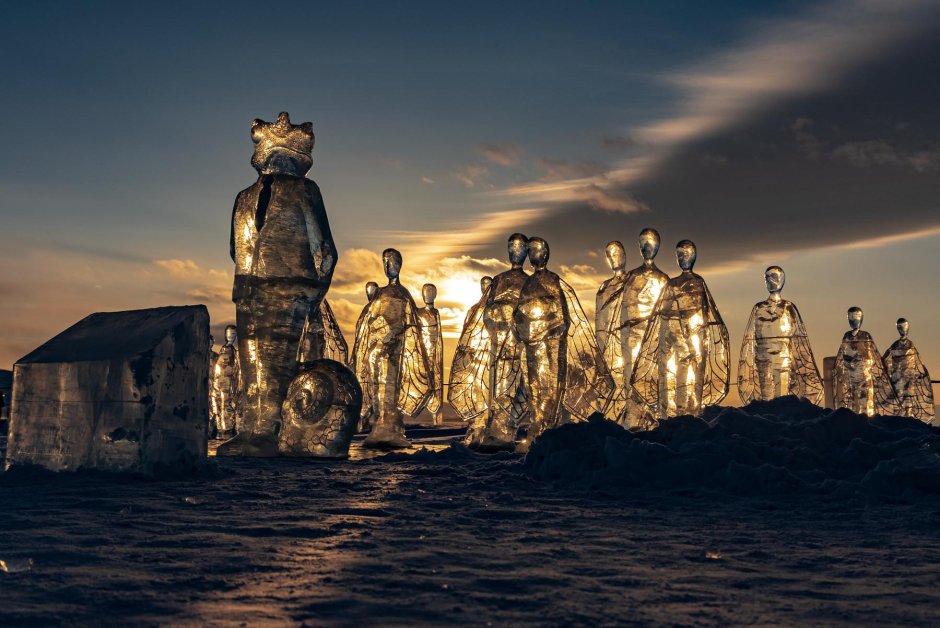 Ольхон фестиваль ледяных скульптур