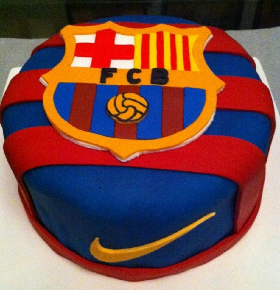 Barcelona FC Cake Stickers