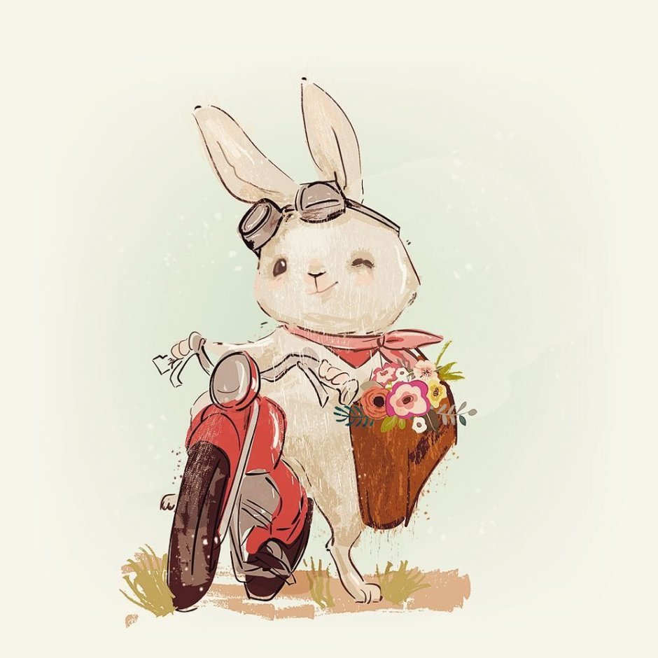 Aida Zamora иллюстрации зайцы