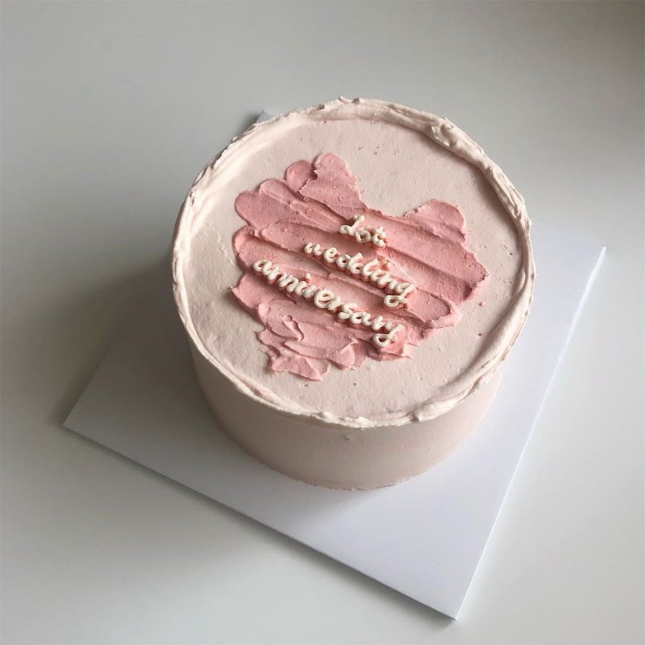 Торт на день рождения Эстетика